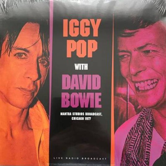 Iggy Pop With David Bowie Mantra Studios Broadcast Chicago 1977 Vinyl 180gram