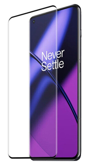 Enkay OnePlus 11 Skjermbeskytter Herdet Glass - Full Fit - Svart