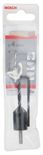 Bosch 4 Mm Trespiralbor med Forsenker for Tre og Betong