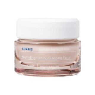 Korres Wild Rose Nattlysende Sovende Ansiktskrem 40 ml - Fuktighetsgivende og Anti-aging Korres Wild Rose Nattlysende Sovende Ansiktskrem 40 ml - Fuktighetsgivende og Anti-aging