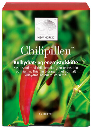 New Nordic Chilipillen 60 Tabletter New Nordic Chilipillen 60 Tabletter