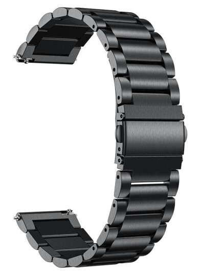 INCOVER Universal Stainless Steel Smartklokke Reim (22mm) - Svart. (verktøy ikke inkl.)