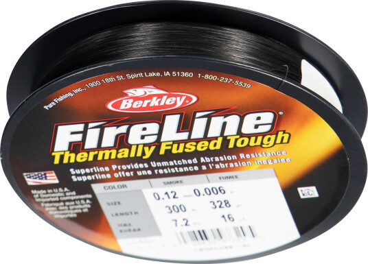 Berkley Fireline 300m Smoke, multifilament 0,12mm Smoke