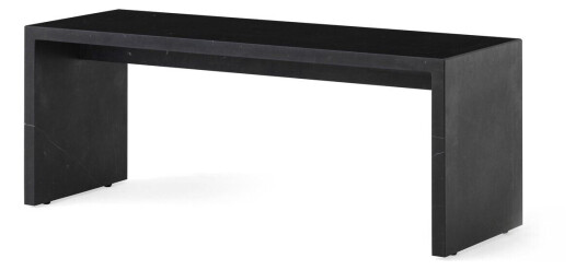 Audo Copenhagen Plinth Bridge avlastningsbord Nero Marquina