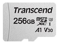Transcend 300S - Flashminnekort (adapter inkludert) - 256 GB - A1 / Video Class V30 / UHS-I U3 / Class10 - microSDXC Transcend 300S - Flashminnekort (adapter inkludert) - 256 GB - A1 / Video Class V30 / UHS-I U3 / Class10 - microSDXC