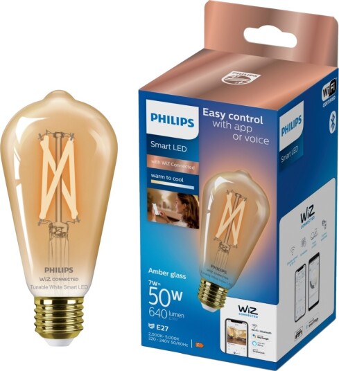 PHILIPS AMB FILAMENT-SMARTPÆRE 7W ST64 E27