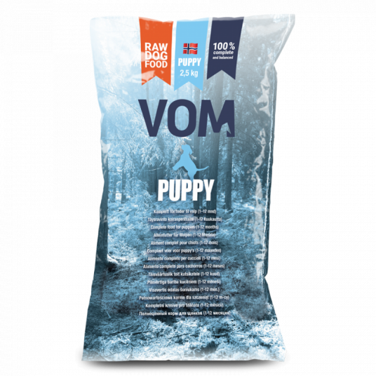 Vom Kjøttboller Puppy Fullfôr Pose 2.5Kg