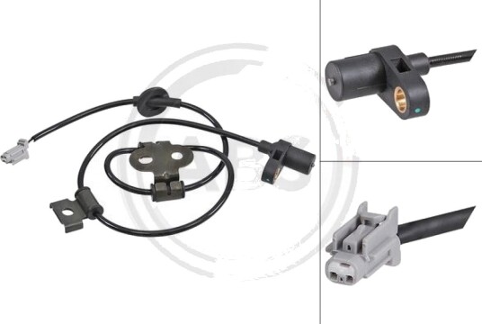 Sensor, ABS A.B.S. 31936