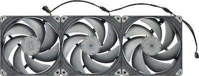 Phanteks T30 140mm PWM Trippel-Modus Kabinettvifte 3-pakning Grå