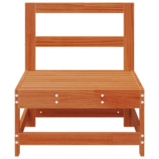 Hagemøbel Midtsofa Massiv furu VoksBrun 62 x 62 x 70,5 cm