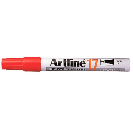Artline 17 Industriell Permanent Merkepenn Rød