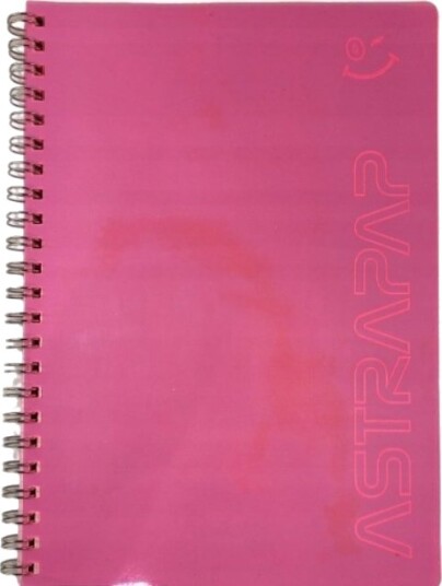 Astra Circle Notebook A5/80K Fluo Astra Linje