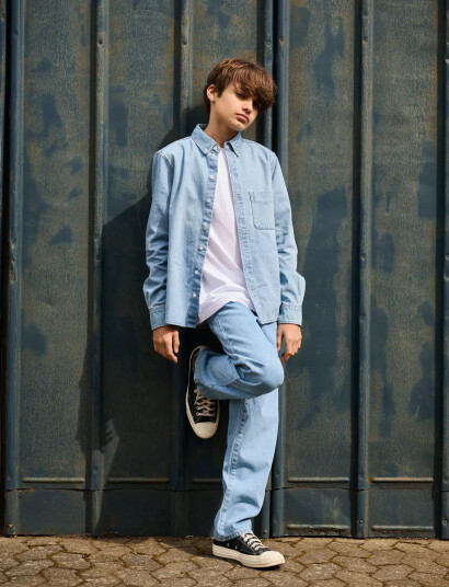 ONLY & SONS Osjfade Loose Lb 2872 Pim Dnm Noos Blue 116