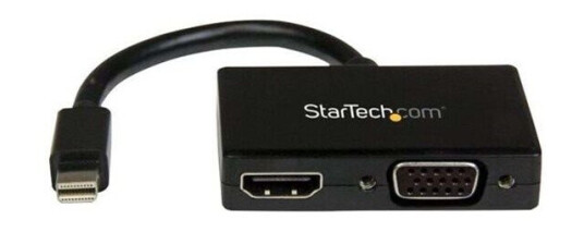 StarTech.com Travel A/V adapter: 2-in-1 Mini DisplayPort to HDMI or VGA converter video transformer
