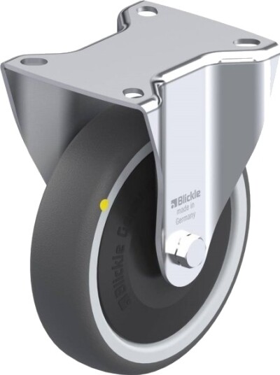Blickle 852176 B-Path 125Kf-Els Faste Hjul - Hjuldiameter 125 Mm, Bæreevne (Maks.) 160 Kg, 1 Stk