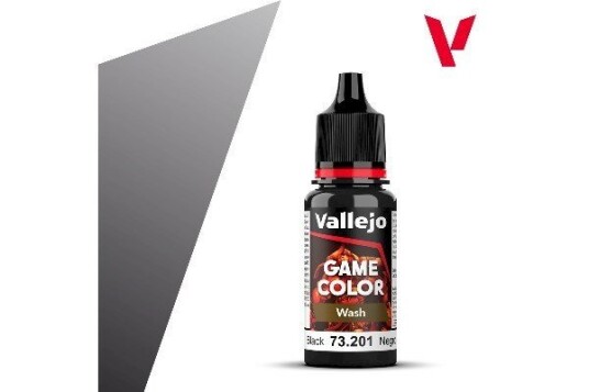 Vallejo 73.201 Modellbygging Akryllakk Svart 18ml