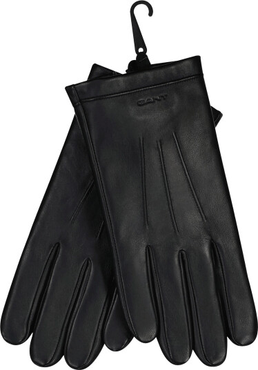 Gant Cashmere Lined Lambskin Gloves - Black - M