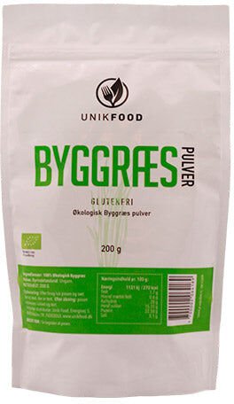 Unikfood Byggress Pulver Økologisk