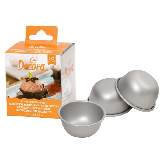 Decora Halvkuleform 5cm Pk/10 