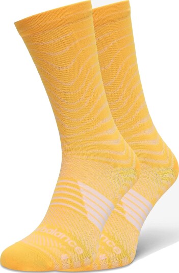New Balance Pro Run Crew Socks 1 Pair SATSUMA ORANGE L