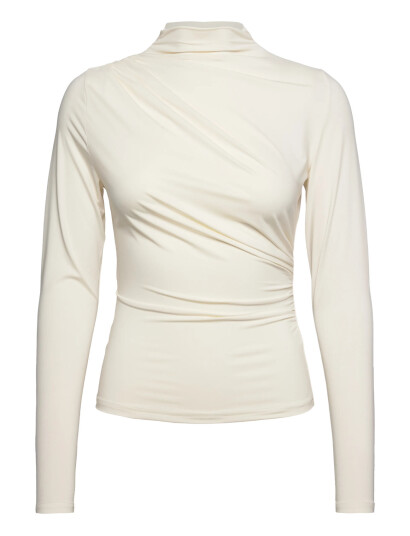 Rosemunde Rwbillie Ls Turtle Neck T-Shirt - Cream - 42