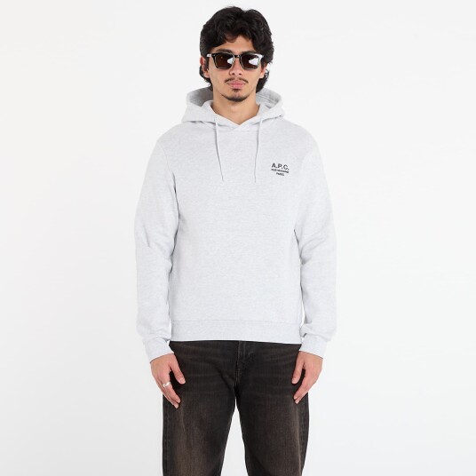 Sweatshirt A.P.C. Standard Rue Madame UNISEX Hoodie Grey M Sweatshirt A.P.C. Standard Rue Madame UNISEX Hoodie Grey M