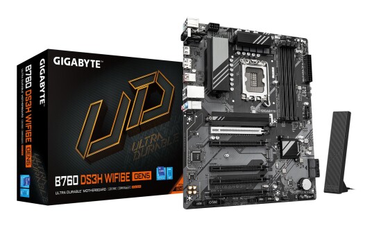 Gigabyte B760 DS3H Hovedkort ATX med Wi-Fi 6E og USB-C