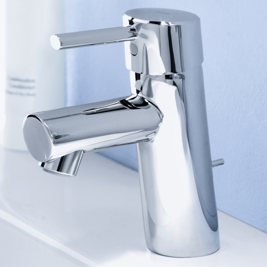 Grohe Concetto servantbatteri Liten modell, med bunnventil, Krom Grohe Concetto servantbatteri Liten modell, med bunnventil, Krom