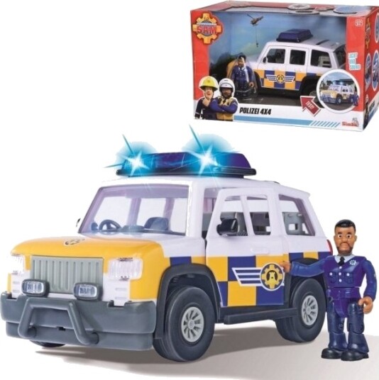 Simba Stryker Sam Jeep Politimann Figur Malcolm! Simba Stryker Sam Jeep Politimann Figur Malcolm!