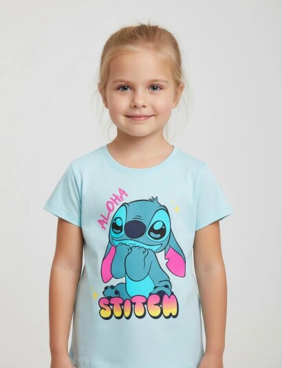 Lilo & Stitch Tshirt Blue 104 Lilo & Stitch Tshirt Blue 104