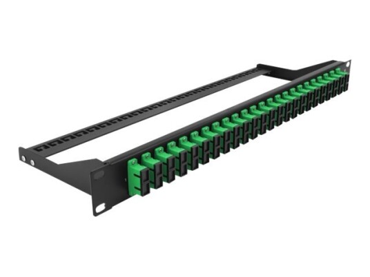 Delock - Koblingspanel - Rackmonterbar - Sc Duplex Sm X 24 - Svart Grønn - 1U - 19"