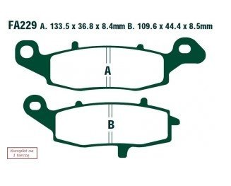 Bremseklosser EBC Brakes FA229