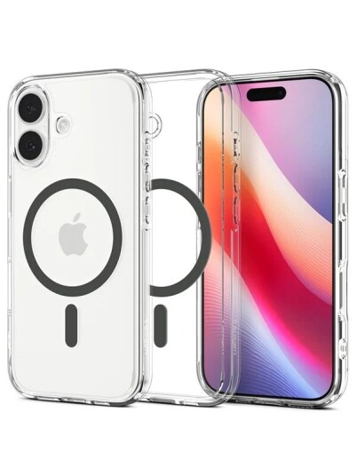 Spigen Ultra Hybrid MagSafe Gjennomsiktig Mobildeksel til iPhone 17 Spigen Ultra Hybrid MagSafe Gjennomsiktig Mobildeksel til iPhone 17