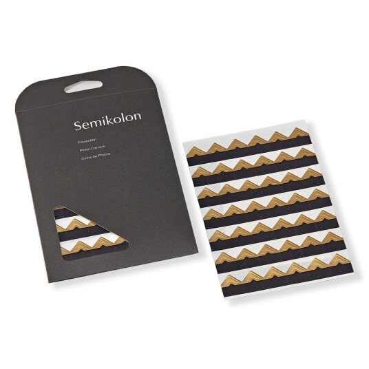 Semikolon Fotohjørner Gold 252 Pk Semikolon Fotohjørner Gold 252 Pk