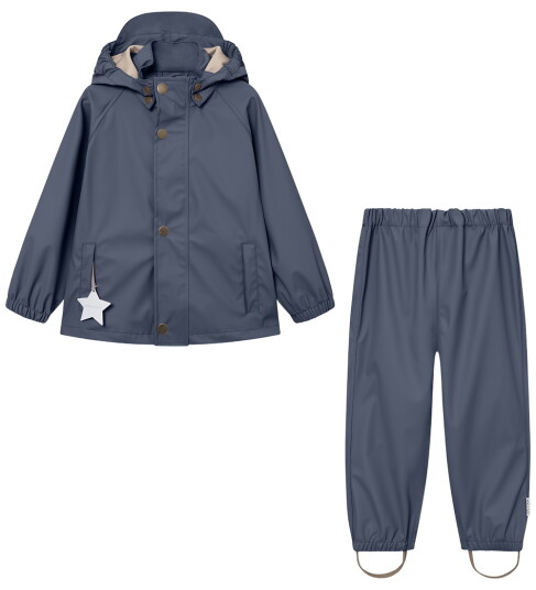 MINI A TURE Matreinar Rain Set. Grs - Navy - 140