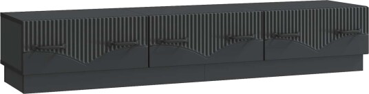 TV skap med skuff Svart 147 x 34,5 x 27 cm Konstruert tre TV skap med skuff Svart 147 x 34,5 x 27 cm Konstruert tre