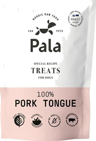 Pala Petfoods 100% Pork Tongue Lufttørket Hundegodbit 100g