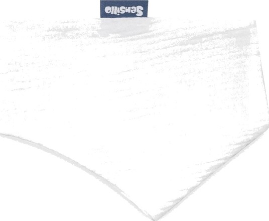 Sensillo Musselin Bandana 40x20 Cm Hvit