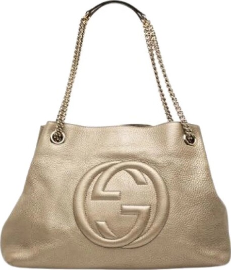Gucci Vintage Dame Pre owned Gul ONE SIZE,