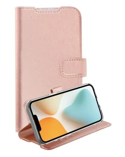 Vivanco Classic Wallet Apple iPhone 16e Rose Gold