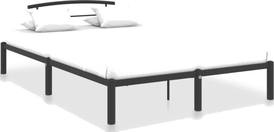  Sengeramme svart metall 140x200 cm