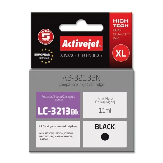 Original blekkpatron Activejet AB-3213BN Sort