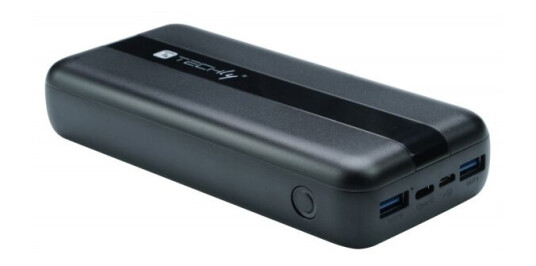 Techly I-Charge-2000020W, 20000 Mah, Lithium Polymer (Lipo), 20 W, Sort Techly I-Charge-2000020W, 20000 Mah, Lithium Polymer (Lipo), 20 W, Sort