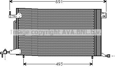 Kondensator klimaanlegg PRASCO PE5186