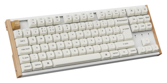 Keychron K8 HE SE Mekanisk Gamingtastatur - Trådløs Bluetooth - Hvit/Tre