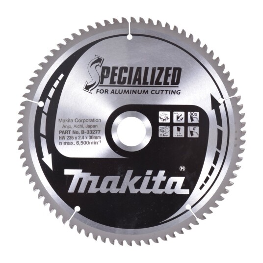 Makita B 33277 Sirkelsagblad 235x30x80T