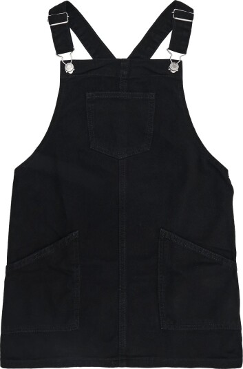 Mango Pocket Denim Pinafore Dress OPEN GREY 152 Mango Pocket Denim Pinafore Dress OPEN GREY 152