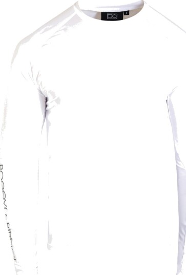 Bogeys & Birdies M First Layer LS Tee Hvit Golfgenser herre White X-Large