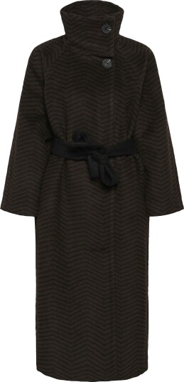 InWear - Ullkåpe ZaschaIW Collar - Svart