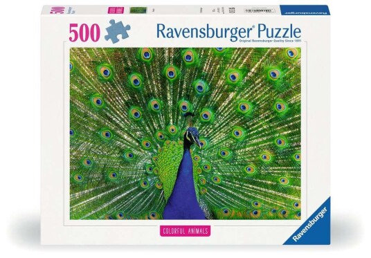 Ravensburger Puslespil 500 Brikker PÃ¥fugl Ravensburger Puslespil 500 Brikker PÃ¥fugl
